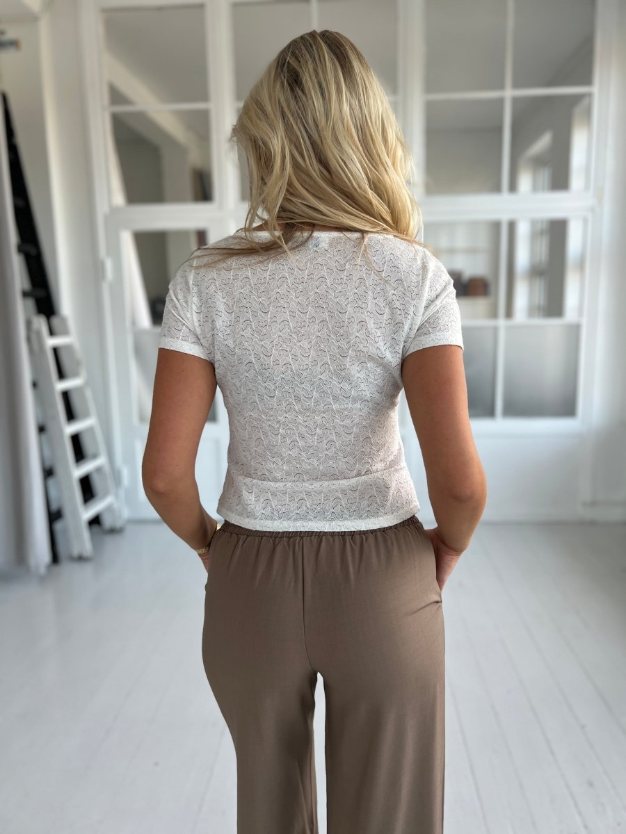 By Swan white lace blouse - Aaberg DK