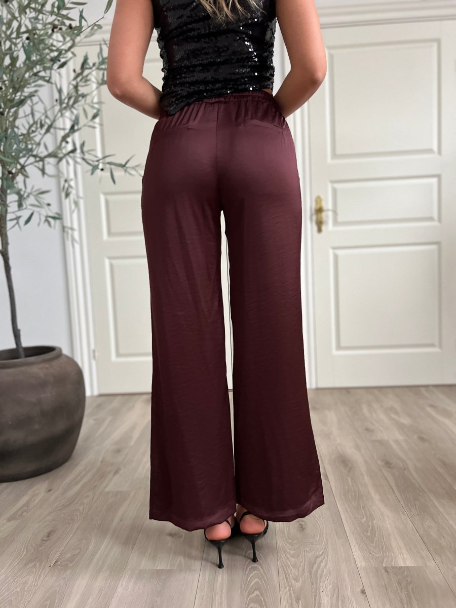 Continue - Bukser - Roberta bordeaux - Aaberg DK