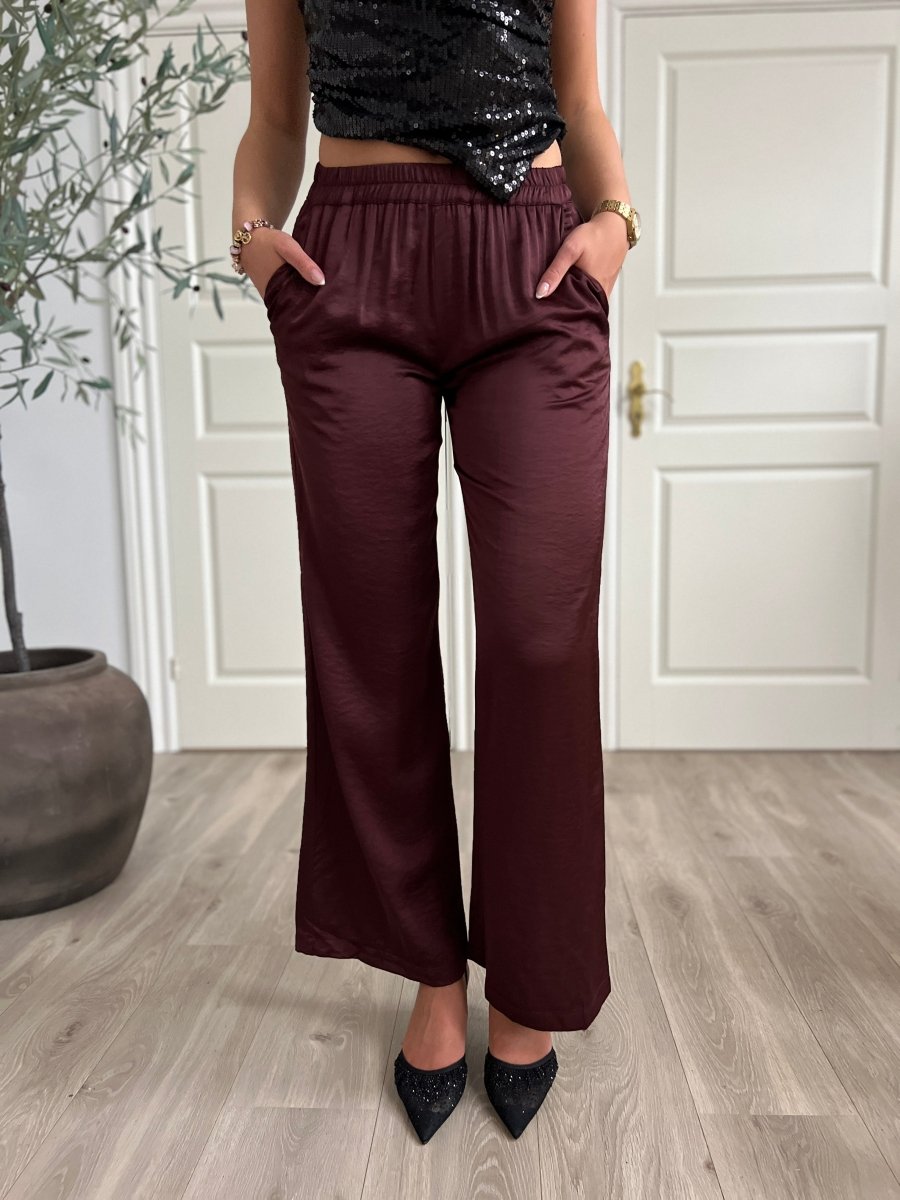 Continue - Bukser - Roberta bordeaux - Aaberg DK