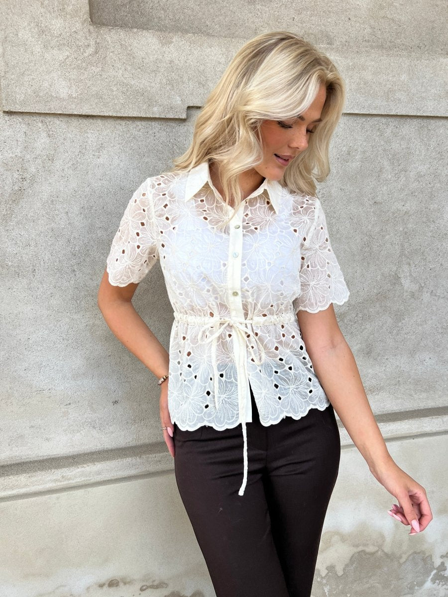 Continue June lace blouse - Aaberg DK
