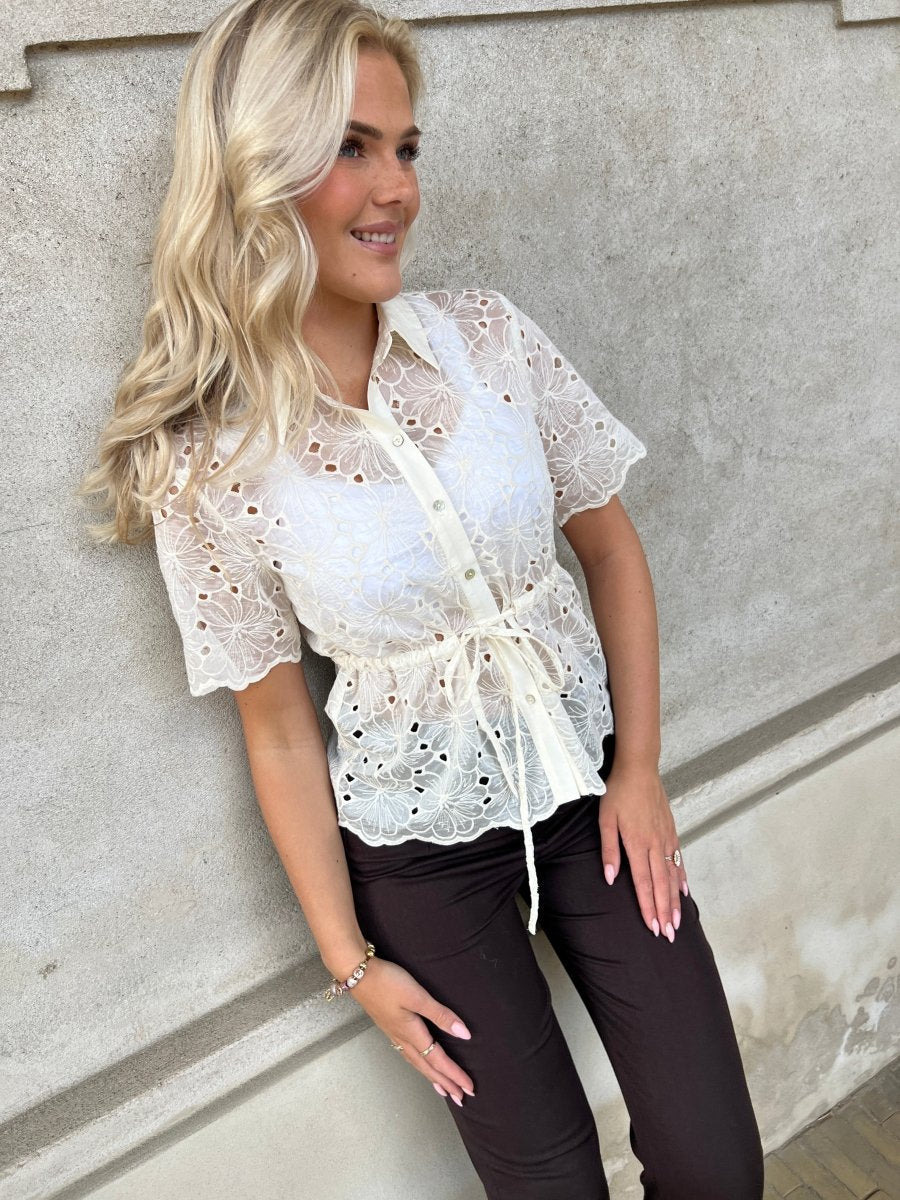 Continue June lace blouse - Aaberg DK