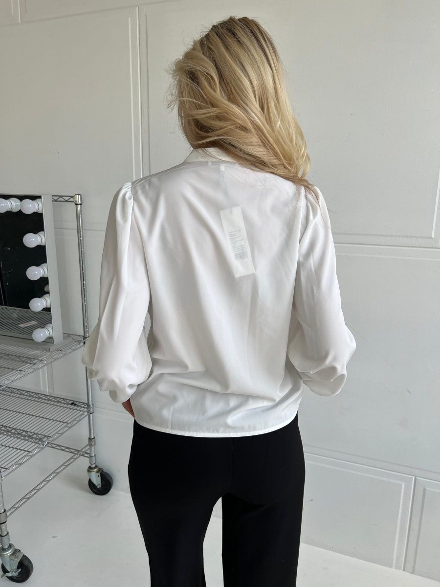 Continue skjorte - chloe smock white - Aaberg DK