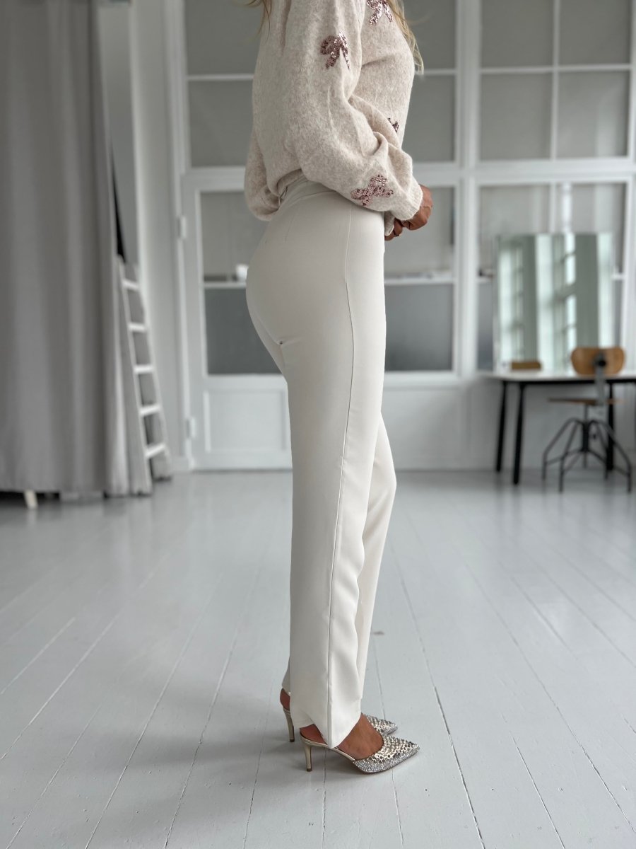 Eight Luxe beige pants - Aaberg DK