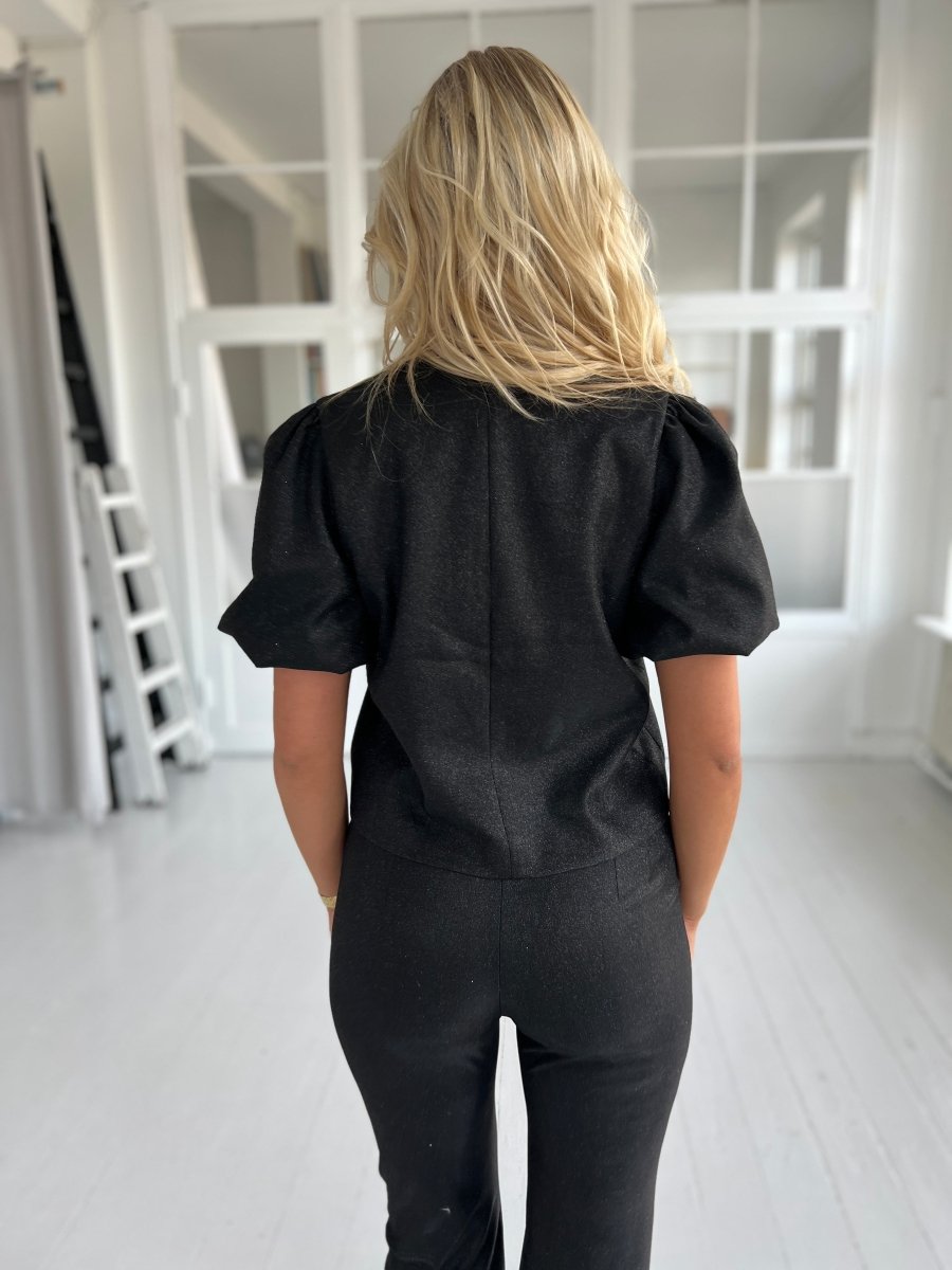 Eight luxe black blazer - Aaberg DK