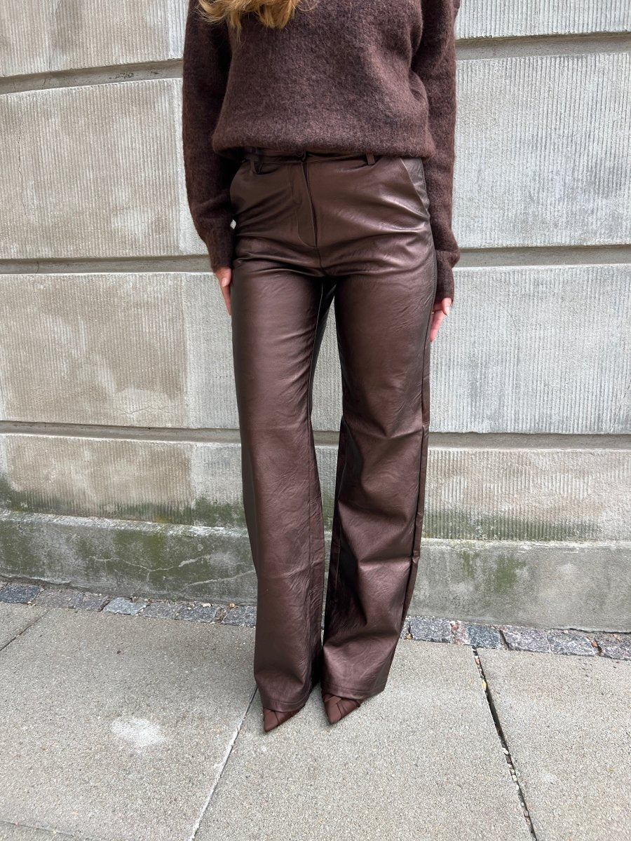 Eight Luxe brown pants - Aaberg DK