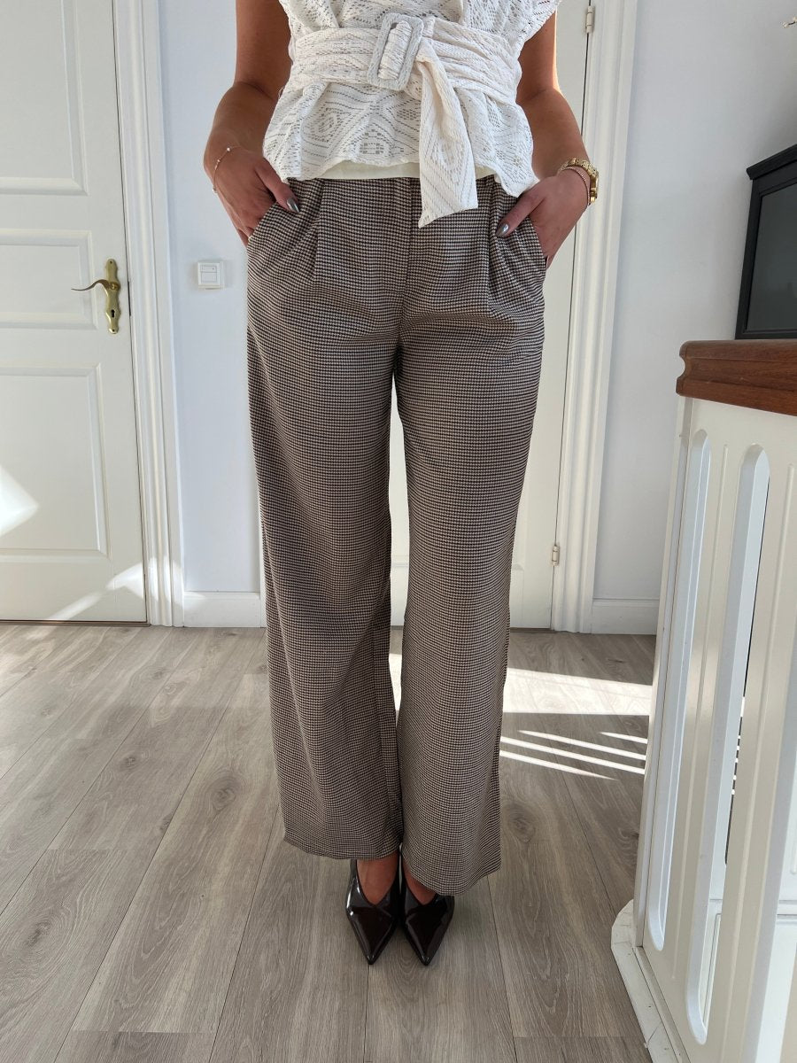 Eight Luxe brunternet pants - Aaberg DK