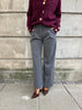 Eight Luxe grey trousers