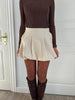 Elli white balloon skirt beige