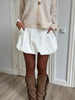 Elli white balloon skirt white