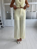 Elli yellow straight pants