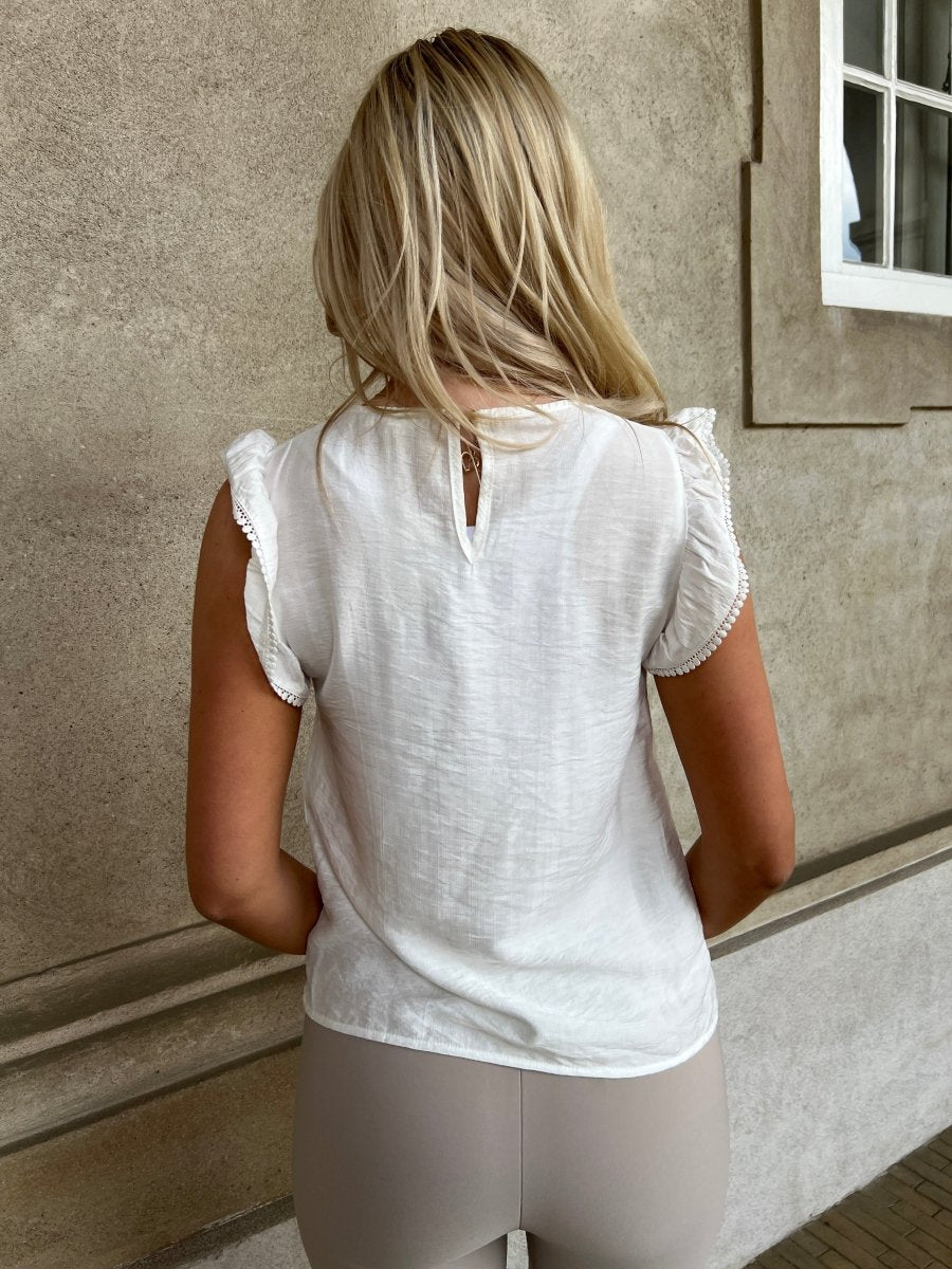 Emma Ella broderi top - Aaberg DK