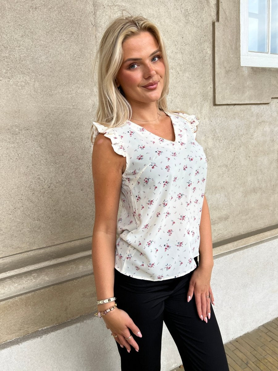 Emma Ella flower top - Aaberg DK