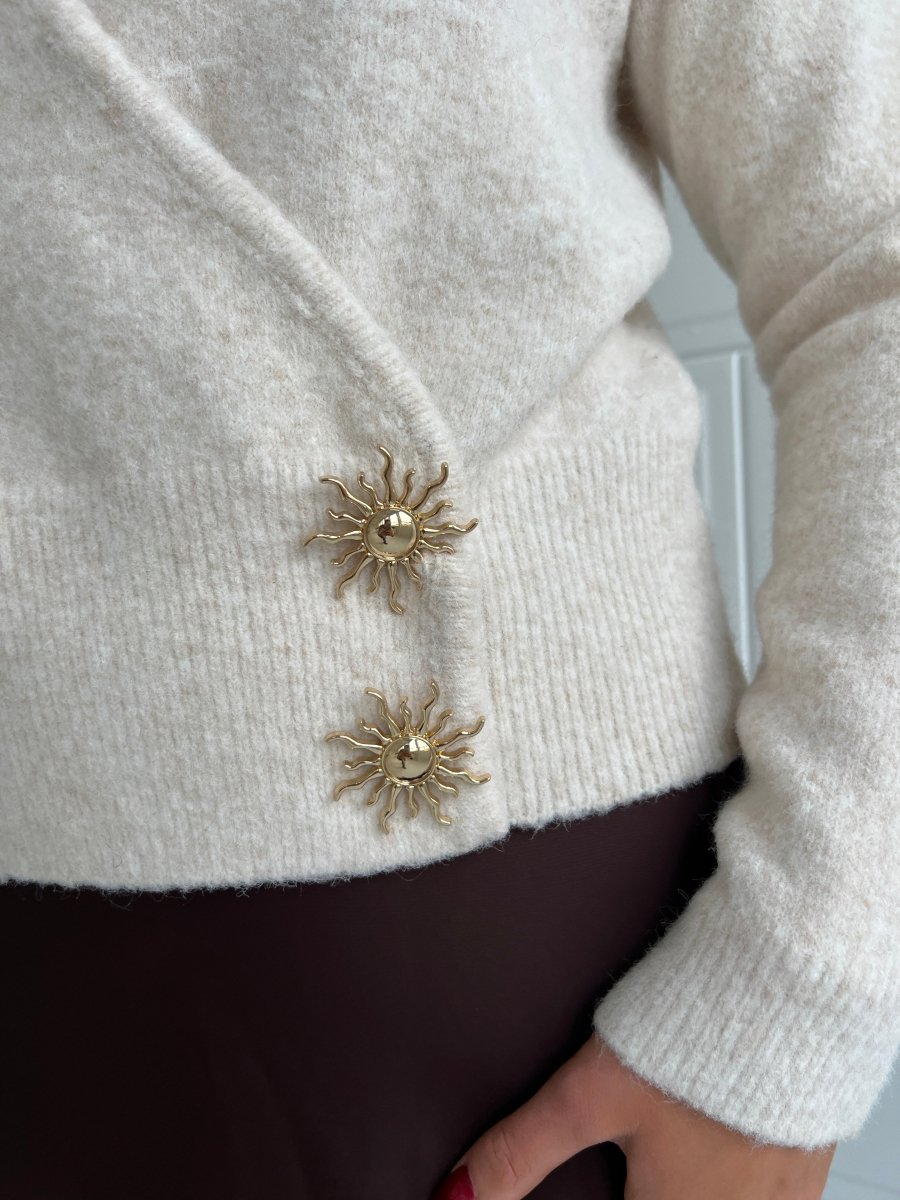 Exquiss v - neck Cardigan - Aaberg DK