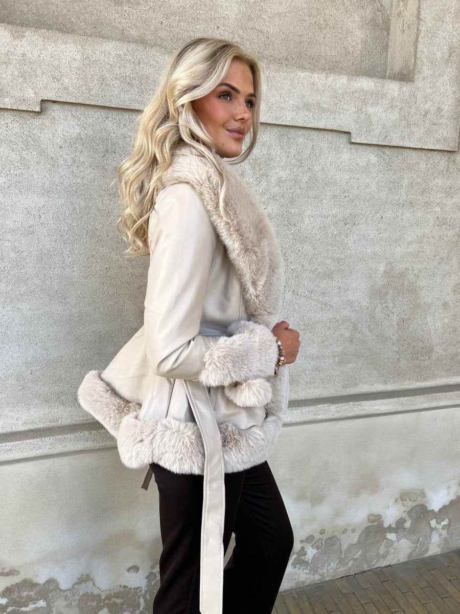 Flam beige jacket - Aaberg DK