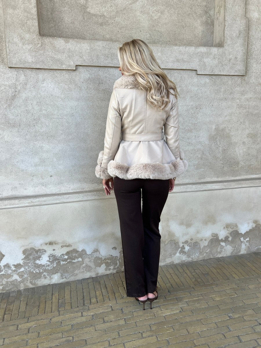 Flam beige jacket - Aaberg DK