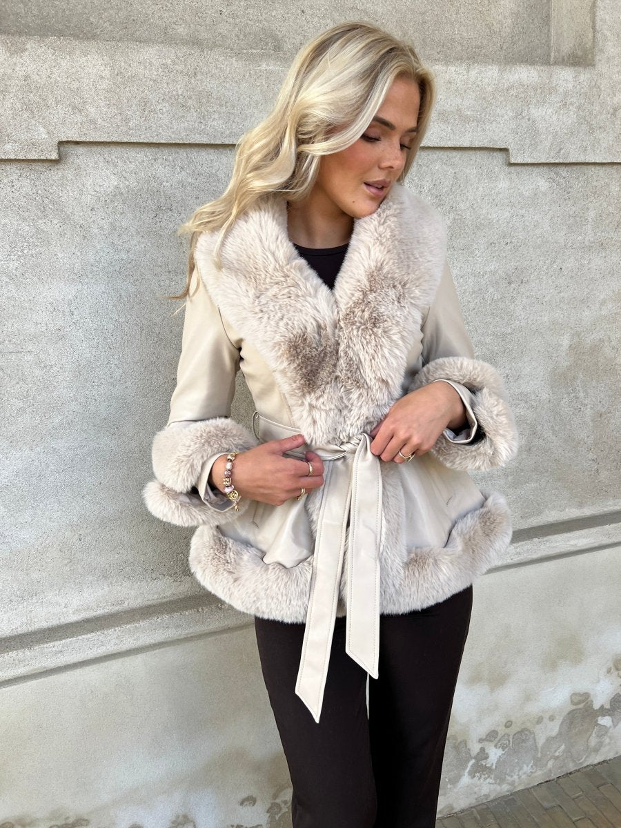 Flam beige jacket - Aaberg DK