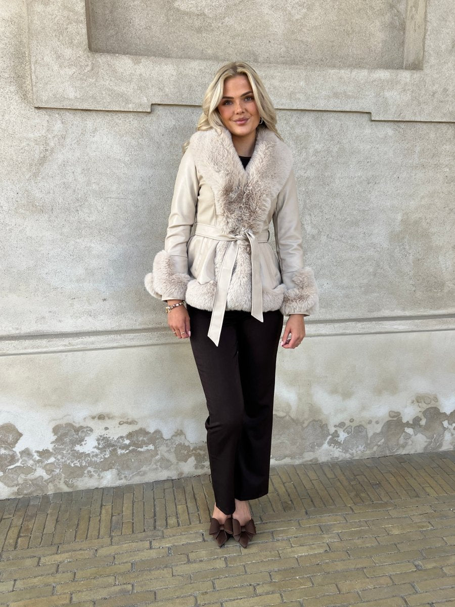 Flam beige jacket - Aaberg DK