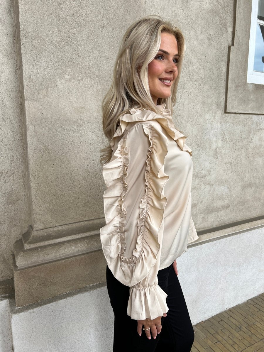 Flam champagne shirt - Aaberg DK