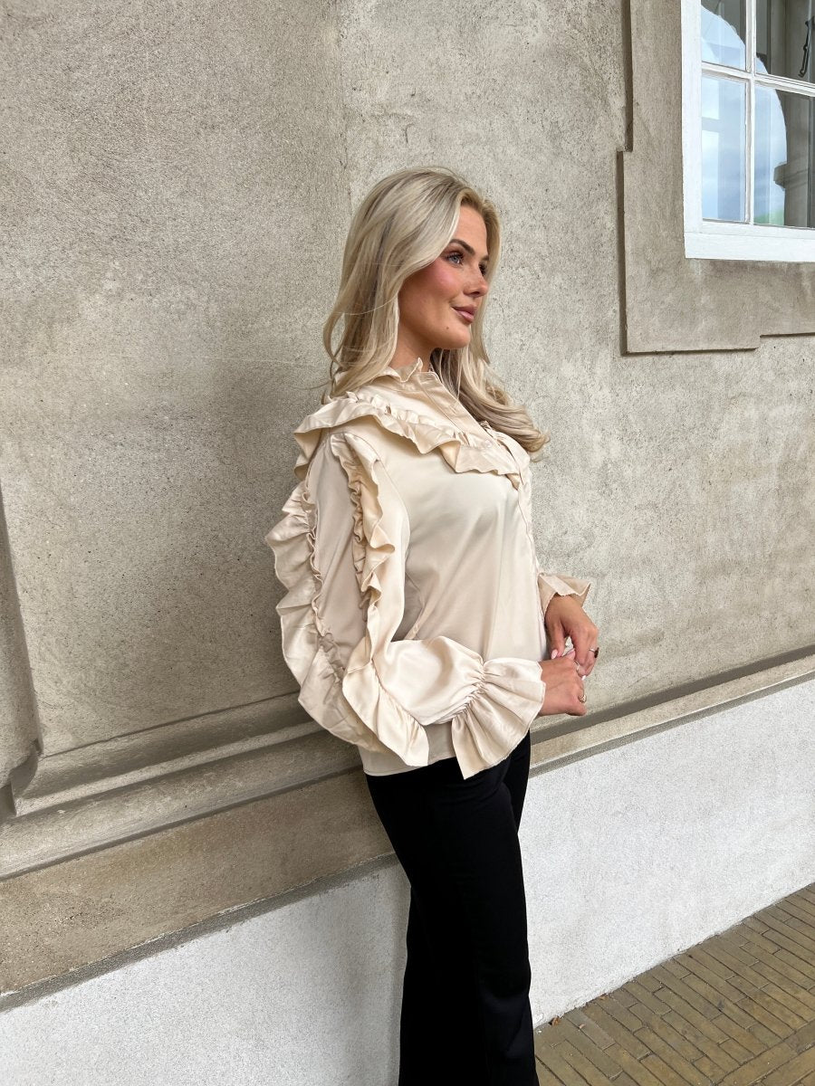 Flam champagne shirt - Aaberg DK