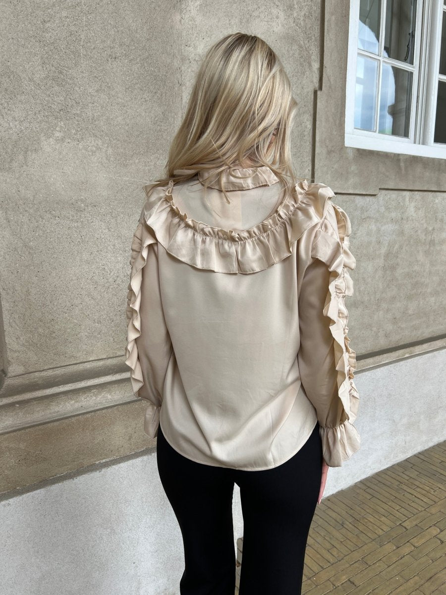 Flam champagne shirt - Aaberg DK