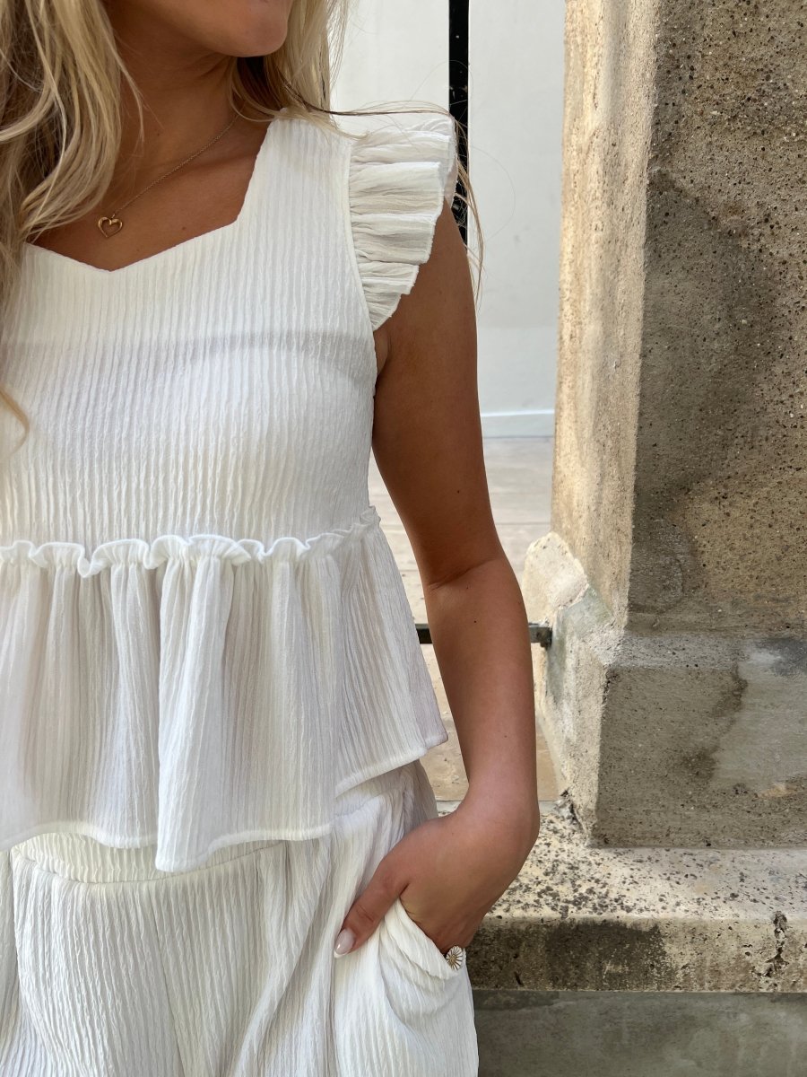 Flam Pearl White set - Aaberg DK