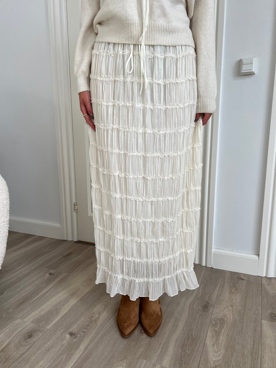 Flam vanila skirt - Aaberg DK
