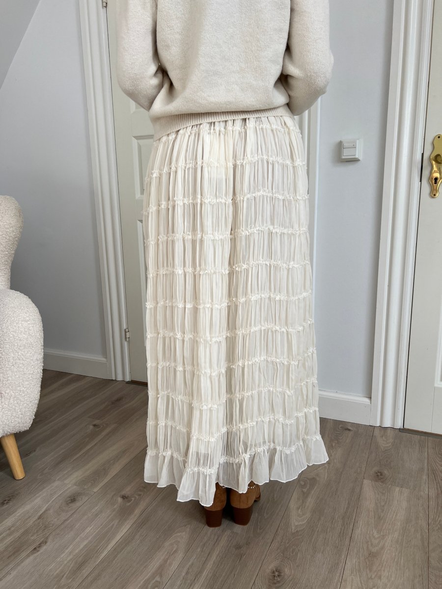 Flam vanila skirt - Aaberg DK