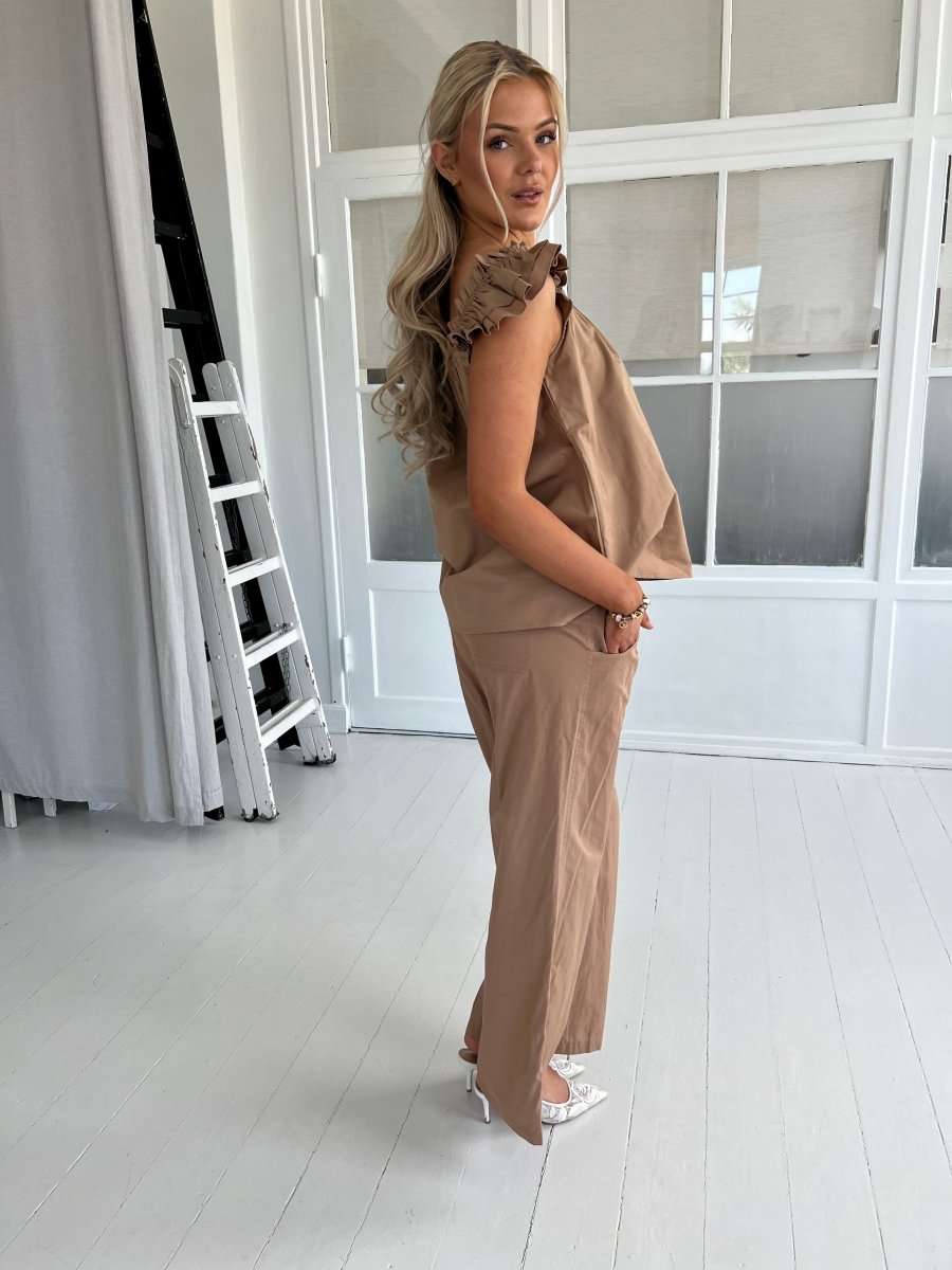 Gaspar Carmen sand top - Aaberg DK