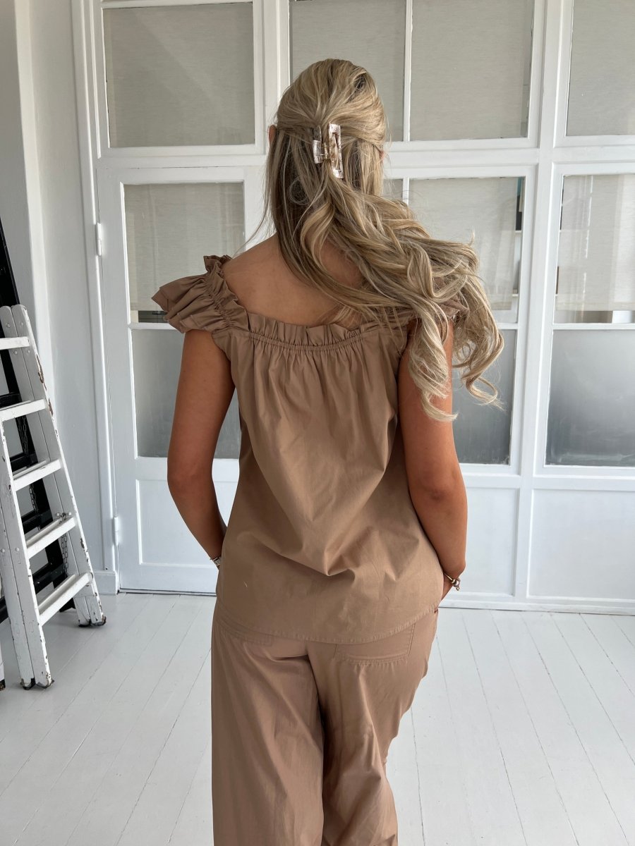 Gaspar Carmen sand top - Aaberg DK