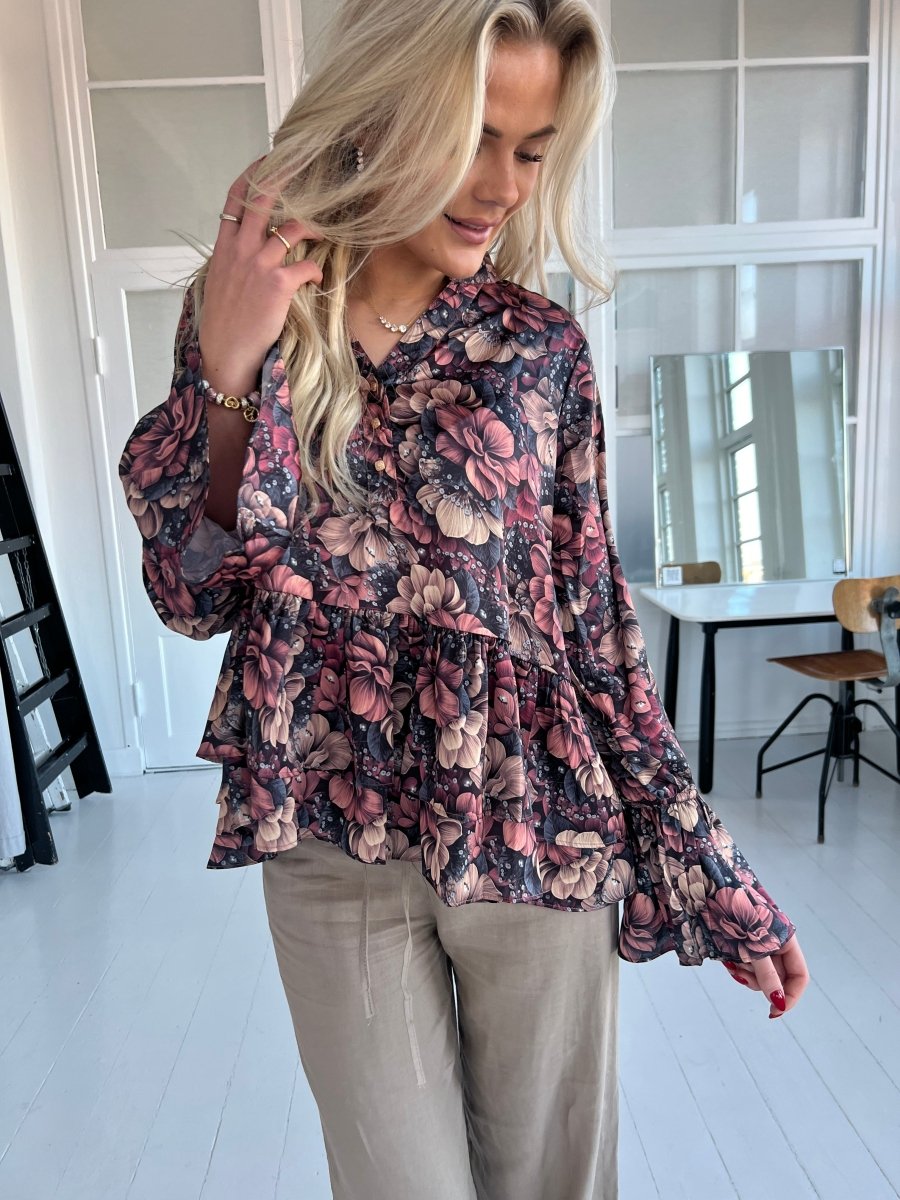 Gaspar Lido flower blouse - Aaberg DK