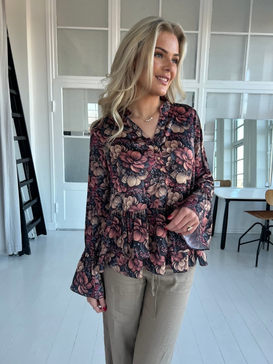 Gaspar Lido flower blouse - Aaberg DK