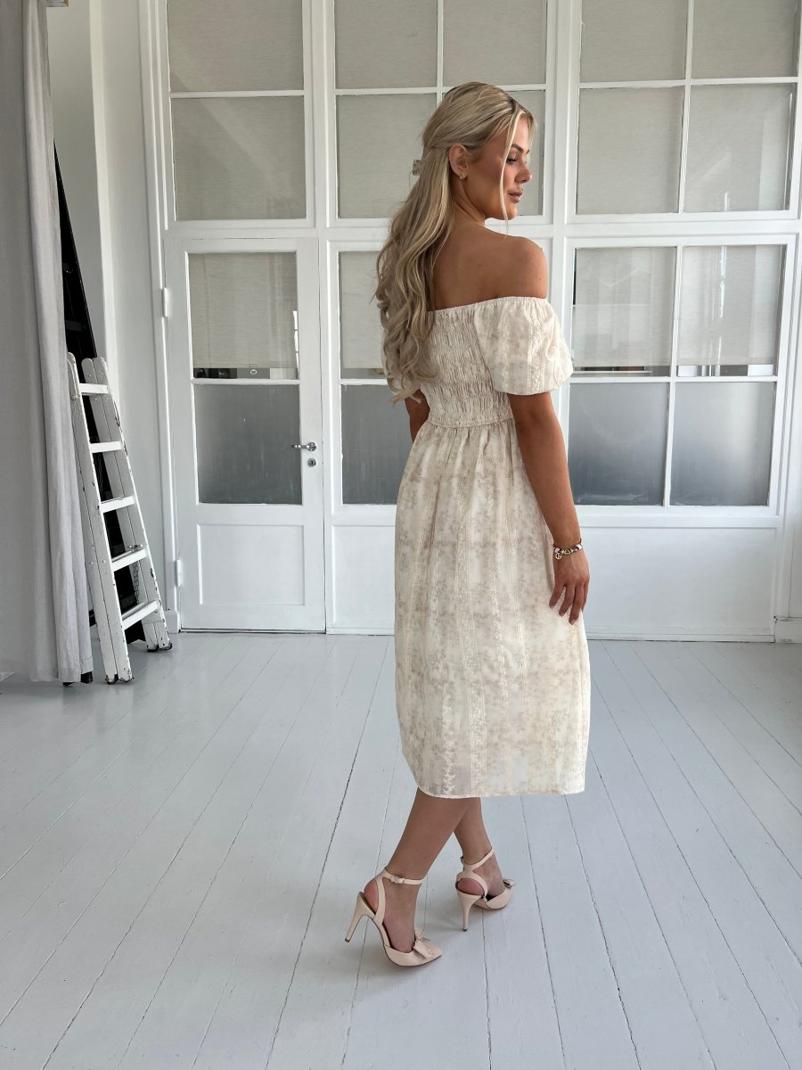 GD Golden Days beige summer dress - Aaberg DK