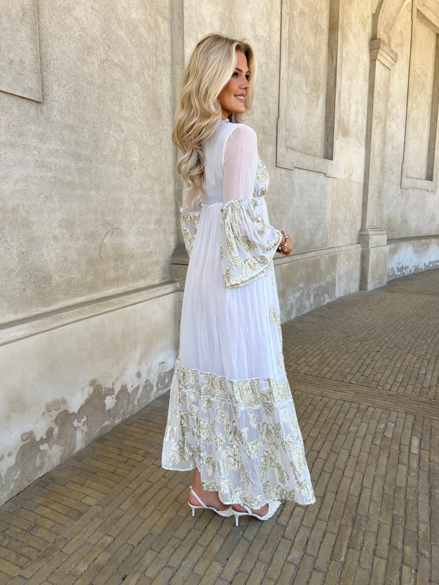 GD golden days white bohemian dress - Aaberg DK