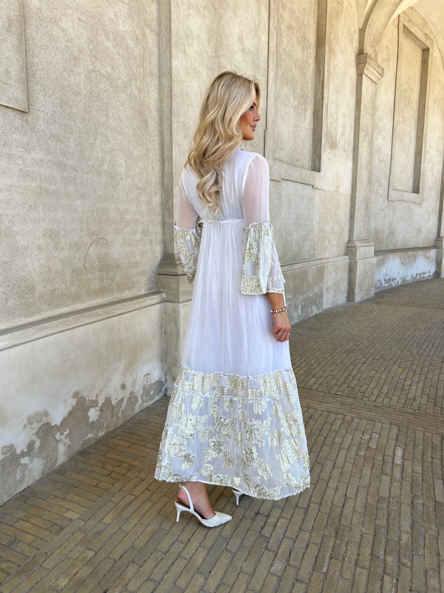 GD golden days white bohemian dress - Aaberg DK