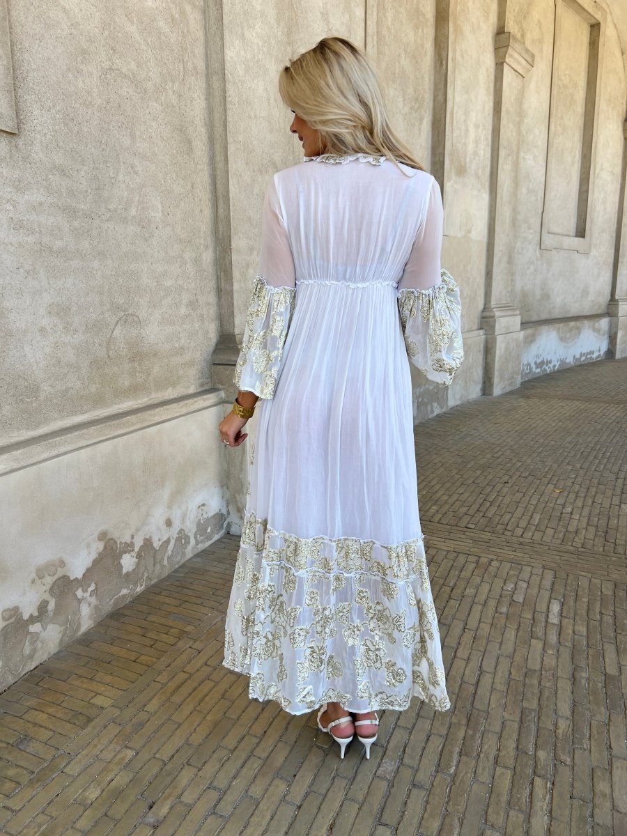 GD golden days white bohemian dress - Aaberg DK