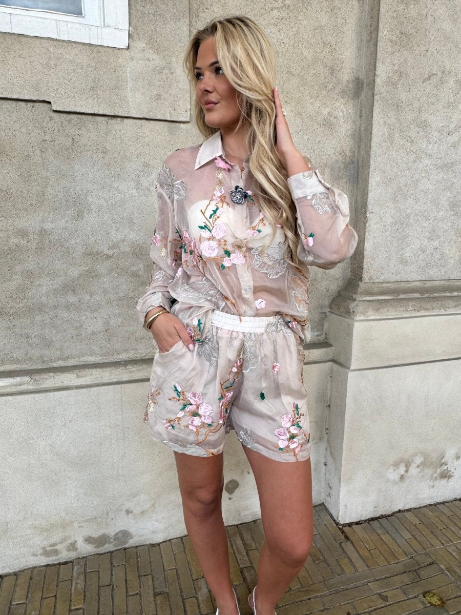 Golden shorts set - Aaberg DK