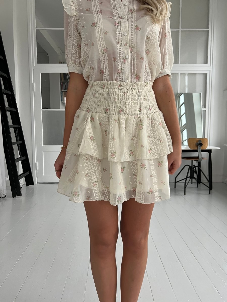 Icone cream skirt - Aaberg DK