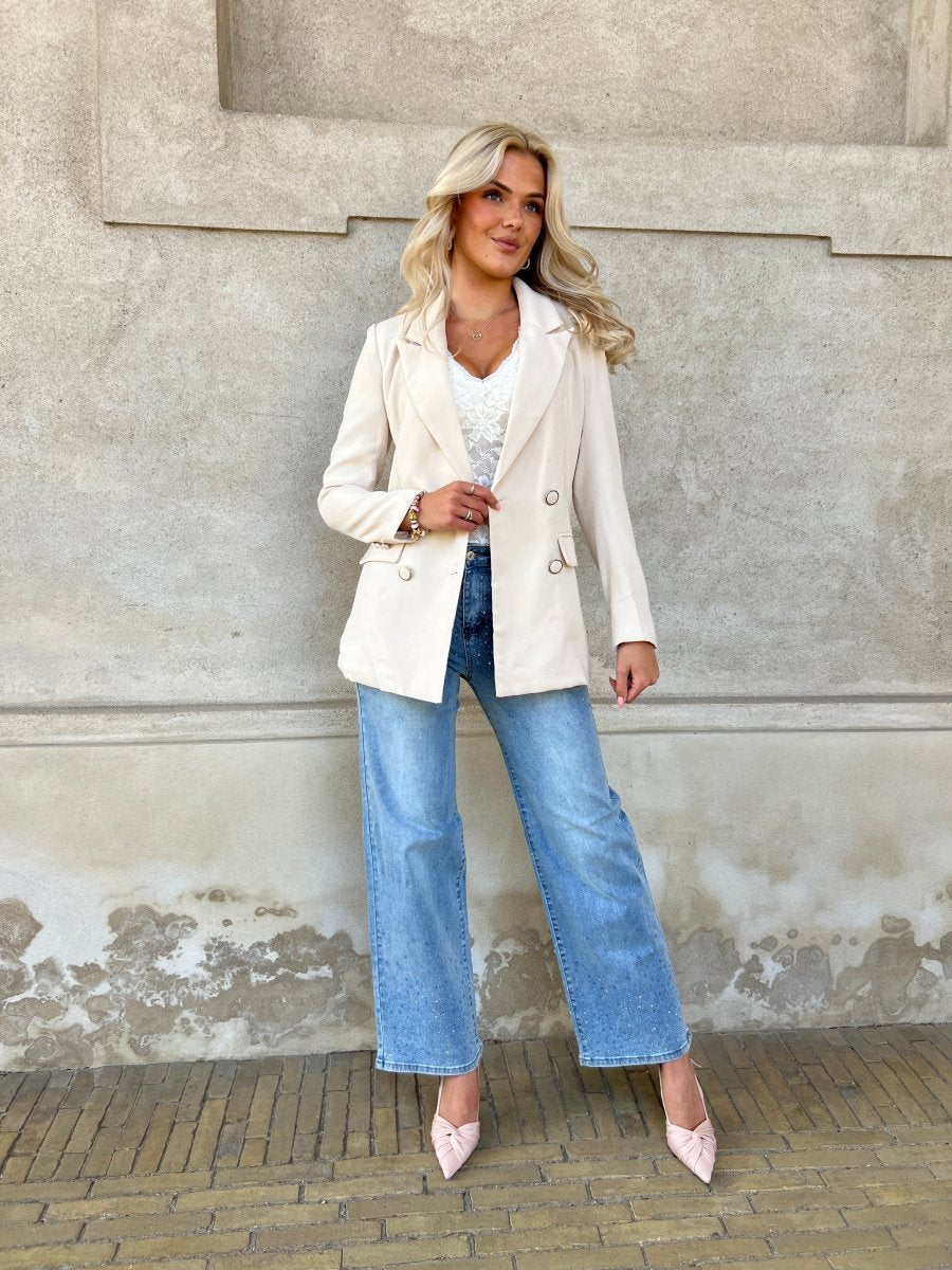 Its May beige blazer - Aaberg DK