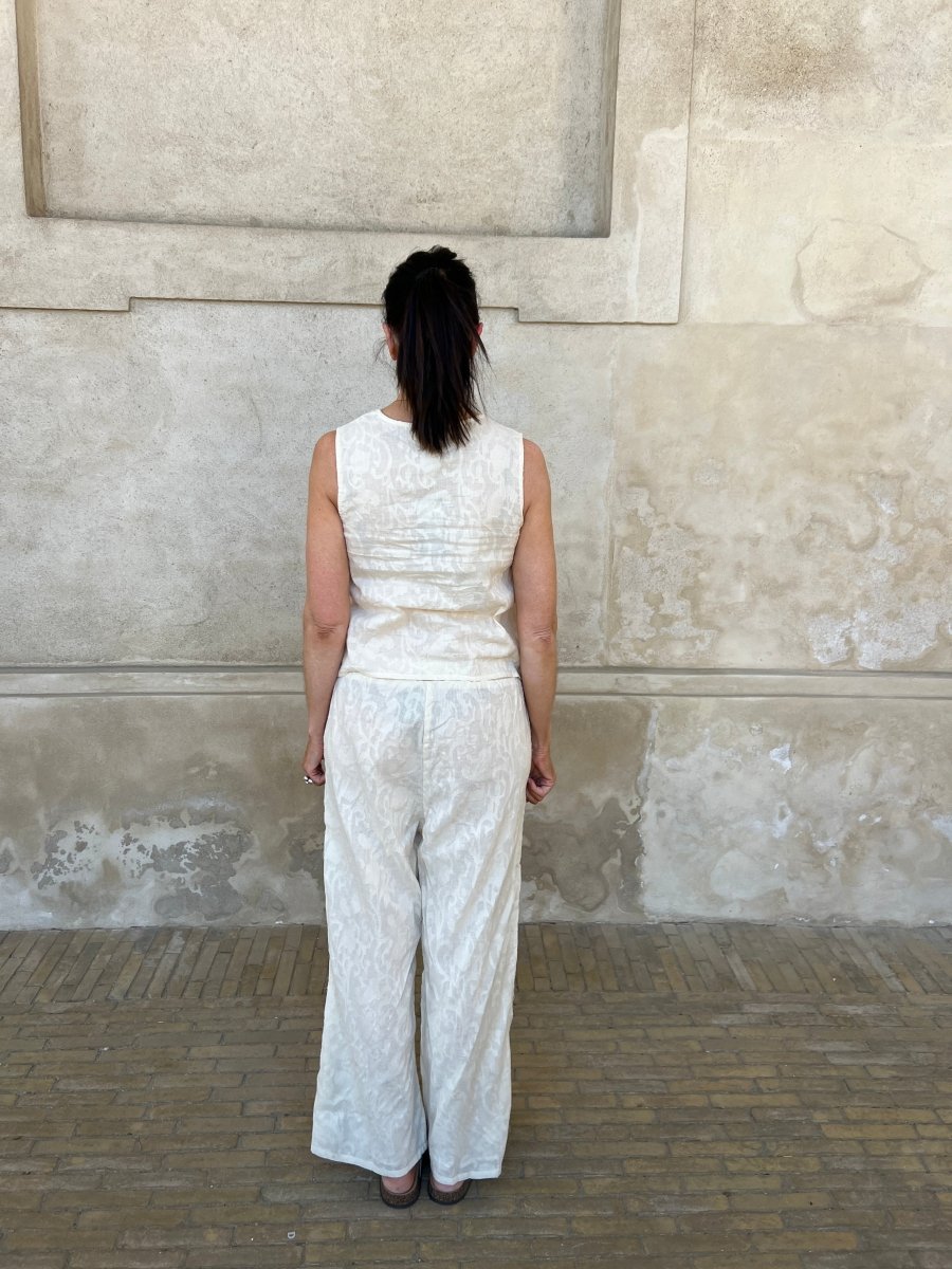 Ivory bohemian pants - Aaberg DK