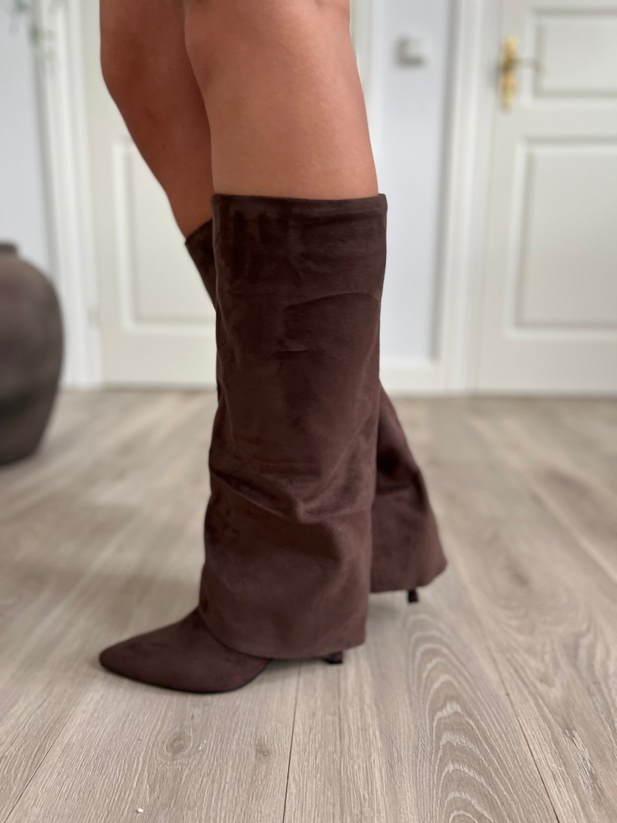 Joia brown heel boot - Aaberg DK