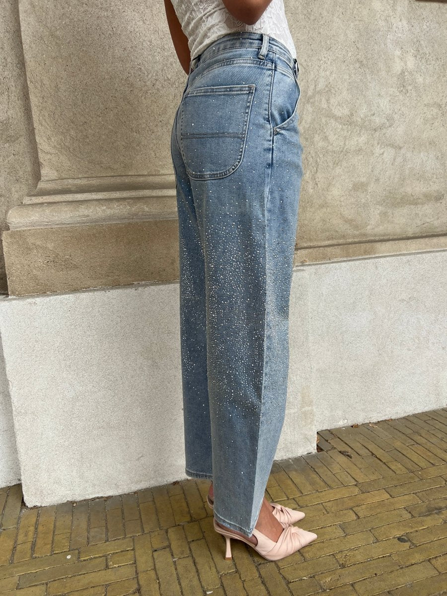 Laulia ballon rhinestone jeans - Aaberg DK
