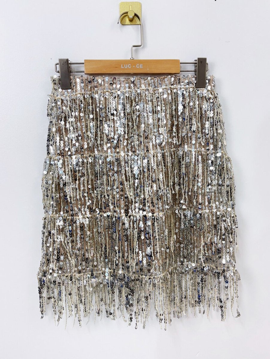 Lucce sequin fringe skirt - Aaberg DK