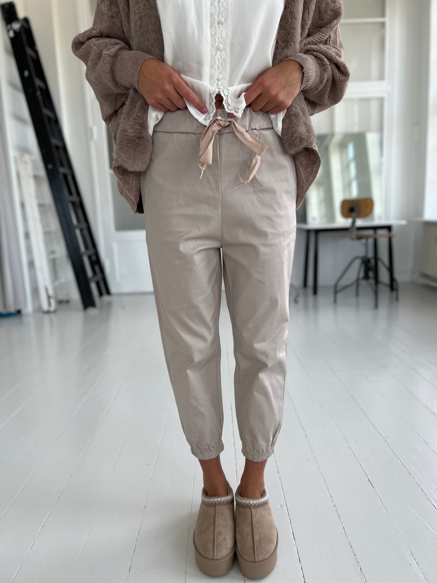 Mondial beige pants - Aaberg DK