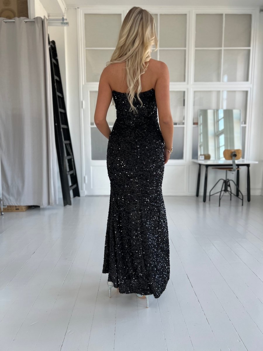 Soky Black long dress - Aaberg DK
