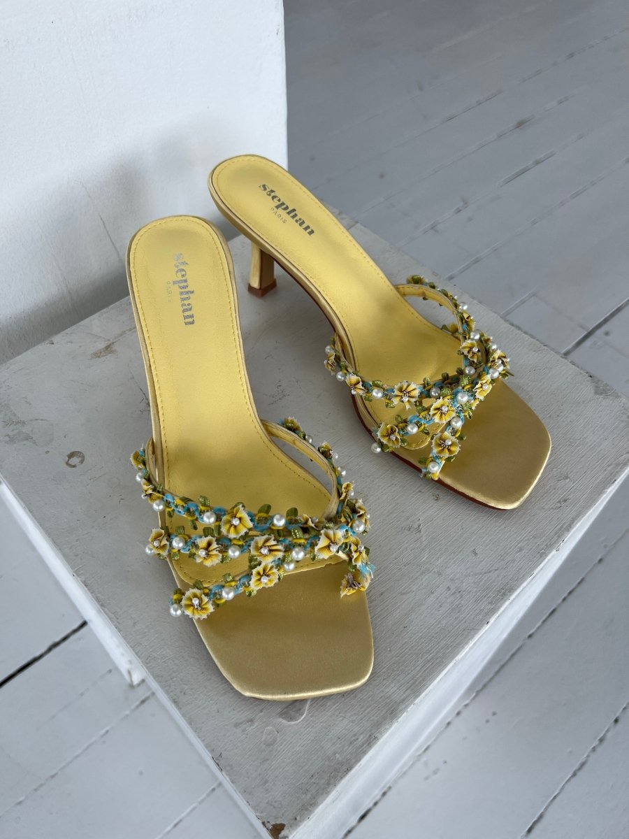 Steph yellow sandal - Aaberg DK