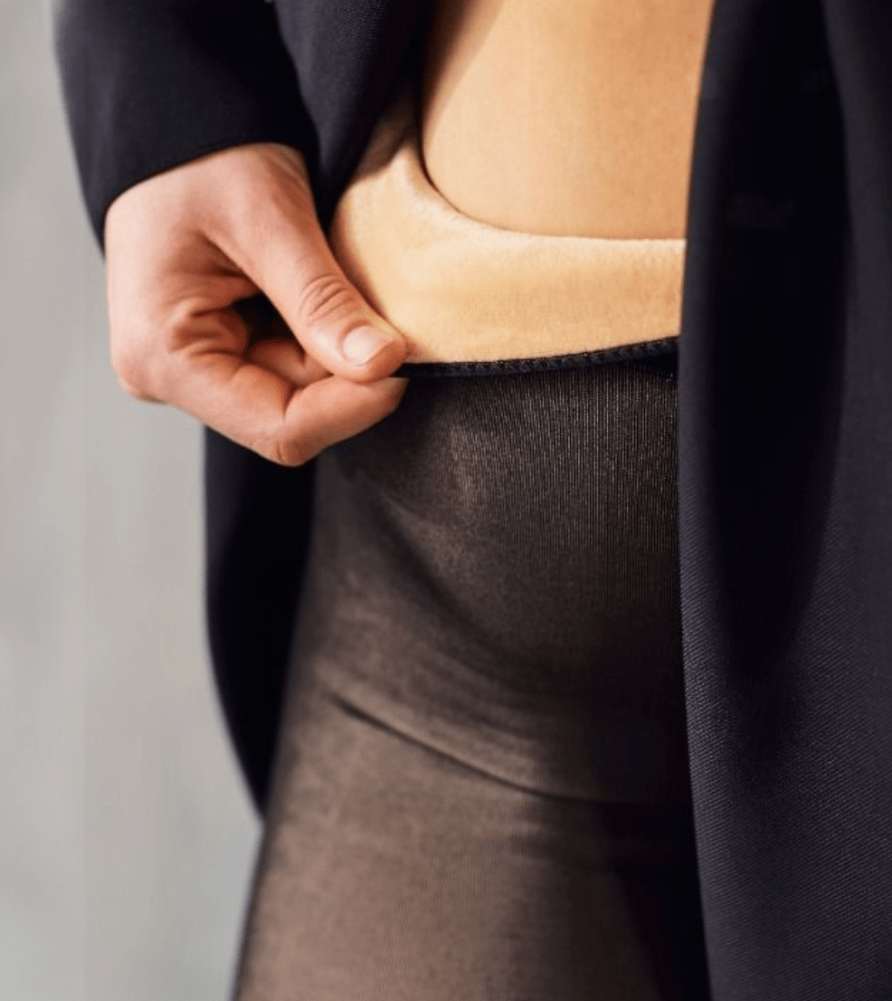 Strømpebukser - Decoy Tights Fleece - Sort - Aaberg DK